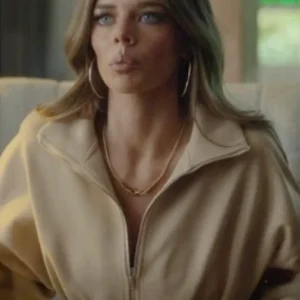 Nine Perfect Strangers Samara Weaving Cropped Bomber Jacket