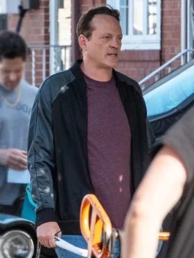 Nonnas 2025 Vince Vaughn Bomber Track Jacket