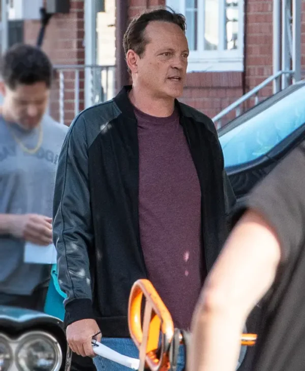 Nonnas 2025 Vince Vaughn Bomber Track Jacket