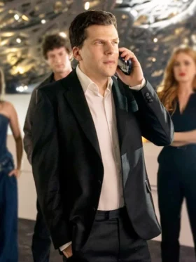Now You See Me Now You Don’t 2025 Jesse Eisenberg Black Blazer