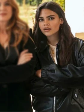 Now You See Me Now You Don’t Ariana Greenblatt Leather Jacket Back