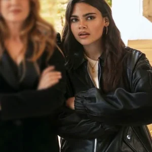 Now You See Me Now You Don’t Ariana Greenblatt Leather Jacket Back