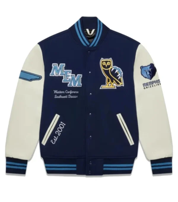OVO Memphis Grizzlies Varsity Jacket