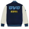 OVO Memphis Grizzlies Varsity Jacket Back