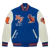 OVO New York Knicks Blue Varsity Jacket