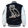 OVO Playboy Black Varsity Jacket Back