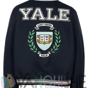 October’s Very Own Campus Yale Varsity Jacket back