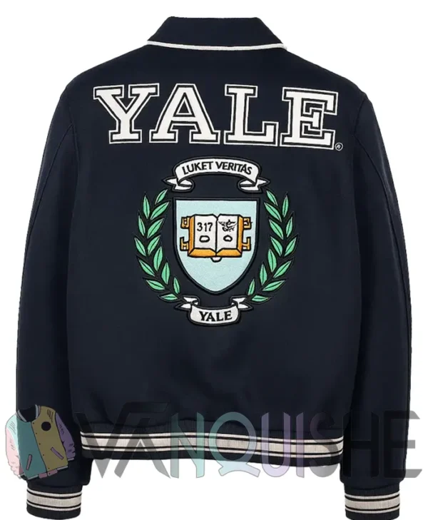 October’s Very Own Campus Yale Varsity Jacket back