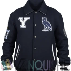 October’s Very Own Campus Yale Varsity Jacket front