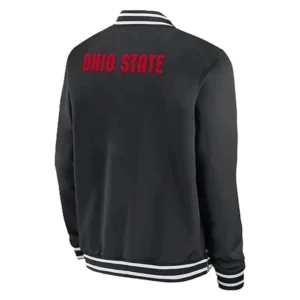 Ohio State Buckeyes Black Bomber Jacket For Sale