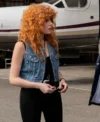 Poker Face S02 Natasha Lyonne Denim Vest