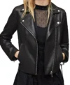 Ransom Canyon S01 Lauren Glazier Black Leather Jacket