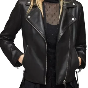 Ransom Canyon S01 Lauren Glazier Black Leather Jacket