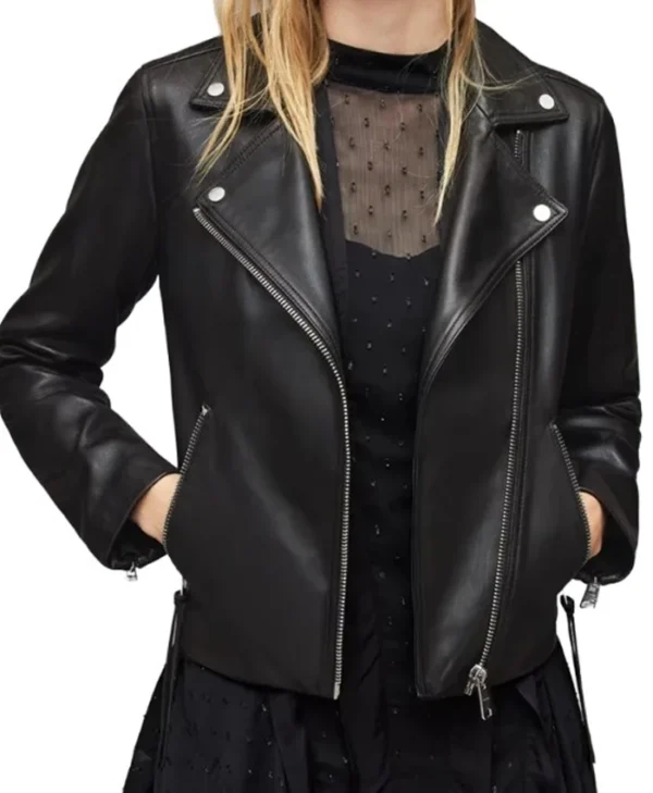 Ransom Canyon S01 Lauren Glazier Black Leather Jacket