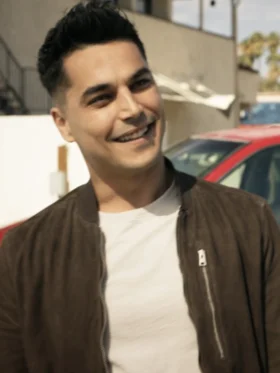 SWAT S08 Niko Pepaj Suede Brown Bomber Jacket