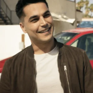 SWAT S08 Niko Pepaj Suede Brown Bomber Jacket