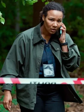 Secrets We Keep S01 Sara Fanta Traore Green Jacket Back
