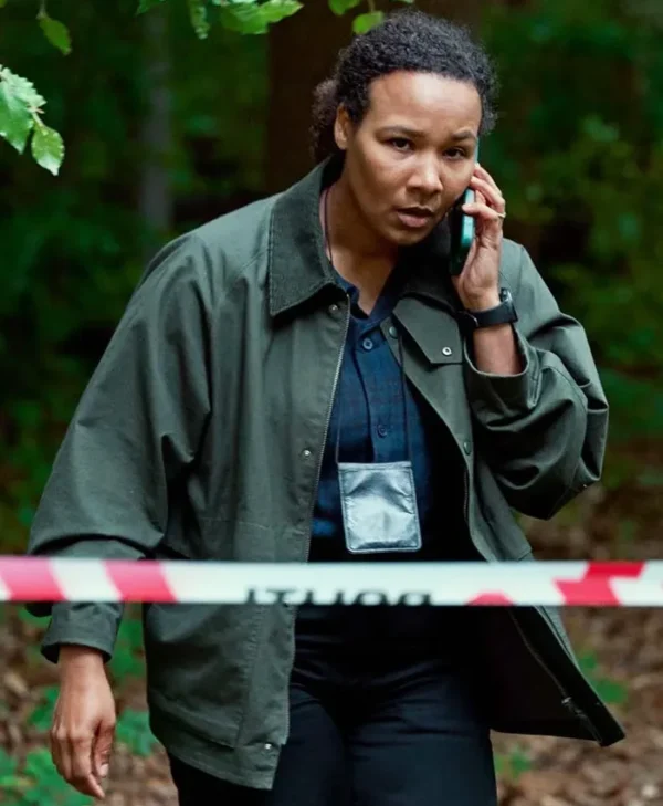 Secrets We Keep S01 Sara Fanta Traore Green Jacket Back