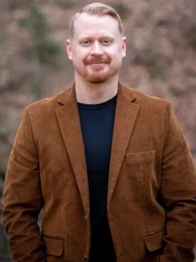 Show Me Your Glory 2025 Eric Swithin Brown Corduroy Blazer