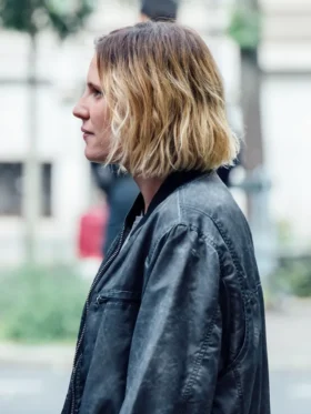 Squad 36 Juliette Dol Black Bomber Jacket Side