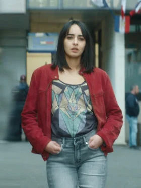 Squad 36 Sonia Bendhaou Red Jacket