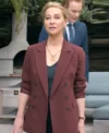 Strife S02 Asher Keddie Maroon Suiting Blazer