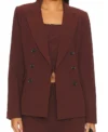 Strife S02 Asher Keddie Maroon Blazer