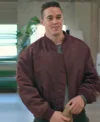 Strife S02 Callan Colley Maroon Bomber Jacket