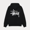 Stussy Black Hoodie Back