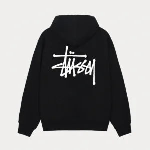 Stussy Black Hoodie Back