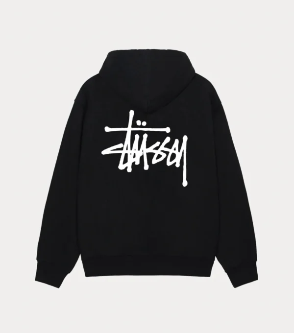 Stussy Black Hoodie Back