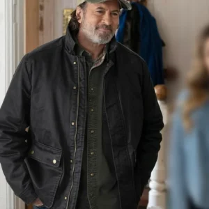 Sullivans Crossing S03 Scott Patterson Black Cotton Jacket