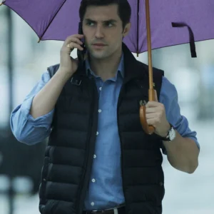 Surface S02 Phil Dunster Black Puffer Vest Side