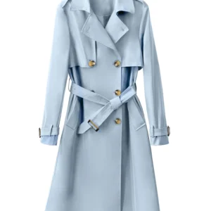 SurrealEstate S03 Anne Shepherd Blue Trench Coat