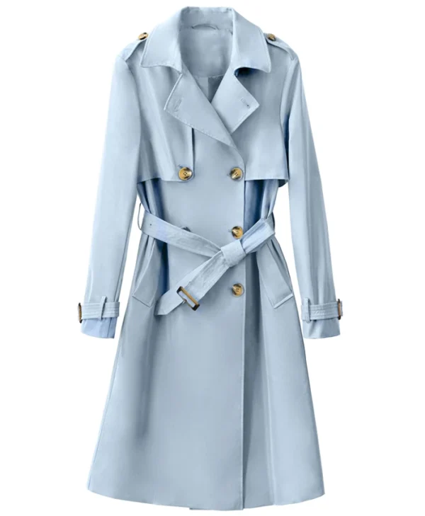 SurrealEstate S03 Anne Shepherd Blue Trench Coat