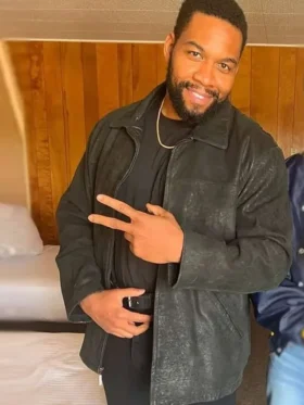The 8th Day 2025 Mustafa Speaks Black Leather Jacket