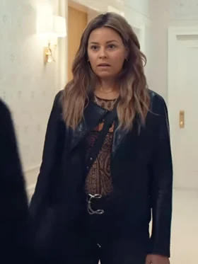 The Better Sister S01 Elizabeth Banks Black Leather Jacket