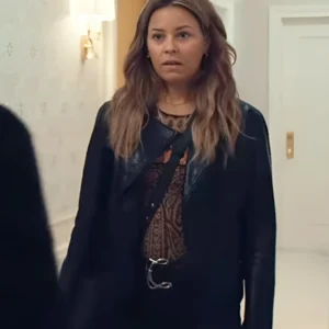 The Better Sister S01 Elizabeth Banks Black Leather Jacket