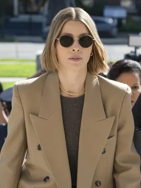 The Better Sister S01 Jessica Biel Brown Blazer