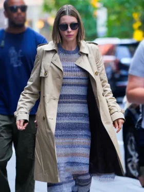 The Better Sister S01 Jessica Biel Trench Coat Side