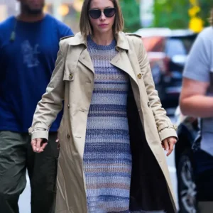 The Better Sister S01 Jessica Biel Trench Coat Side