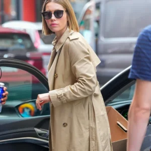 The Better Sister S01 Jessica Biel Trench Coat Back