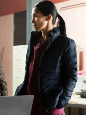The Cleaning Lady S04 Elodie Yung Puffer Jacket
