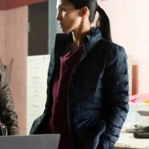 The Cleaning Lady S04 Elodie Yung Puffer Jacket