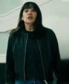 The Cleaning Lady S04 Martha Millan Bomber Leather Jacket