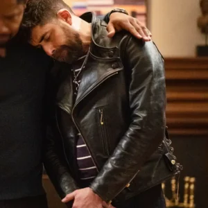 The Equalizer S05 Adam Goldberg Black Leather Jacket