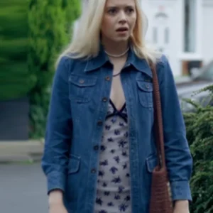 The Feud S01 Megan Trower Blue Denim Jacket