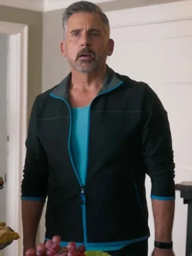 The Four Seasons S01 Steve Carell Black Jacket Front