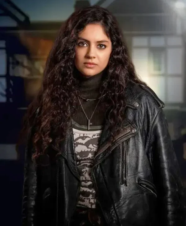 The Game 2025 Indy Lewis Black Leather Jacket