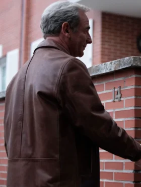 The Game 2025 Robson Green Leather Jacket